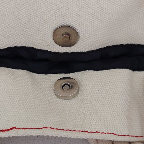 PURE Red & Blue Stars Canvas Tote Bag with Rope Handles - Picture 8 of 16